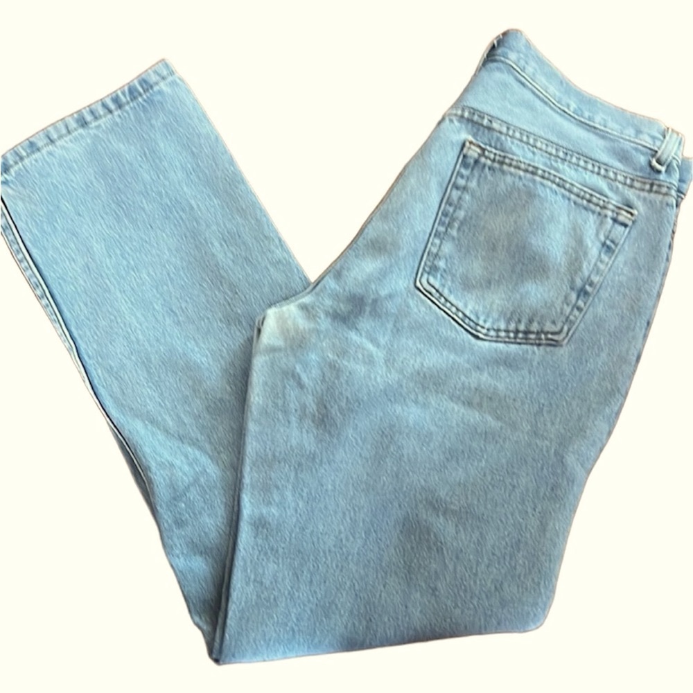 George Jeans Regular fit Mens light wash 100%cotton size  34x32